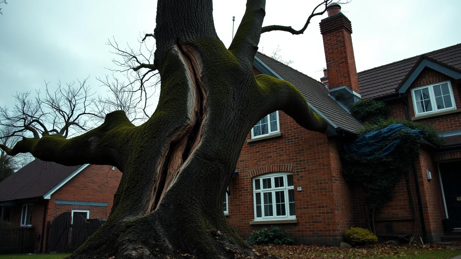 Dangerous Tree Removal — professional tree surgery service in Staffordshire by RJ Hutchinson