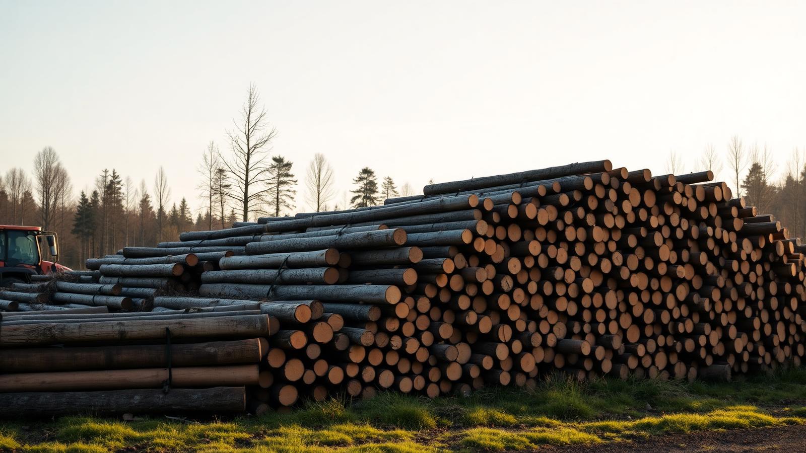 Forestry Work — professional tree surgery service in Staffordshire by RJ Hutchinson