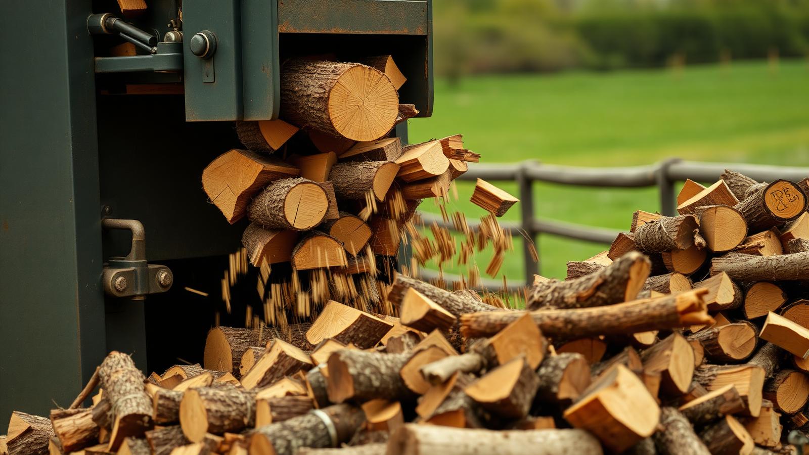 Log Processing — professional tree surgery service in Staffordshire by RJ Hutchinson