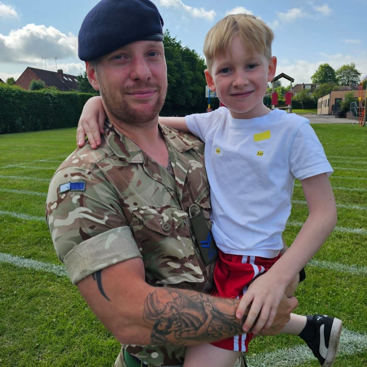 Rhys Hutchinson, owner of RJ Hutchinson Tree Services and ex-British Army serviceman