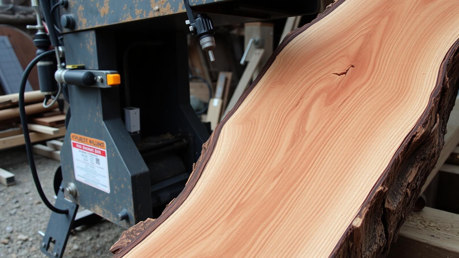 On-Site Timber Milling — professional tree surgery service in Staffordshire by RJ Hutchinson